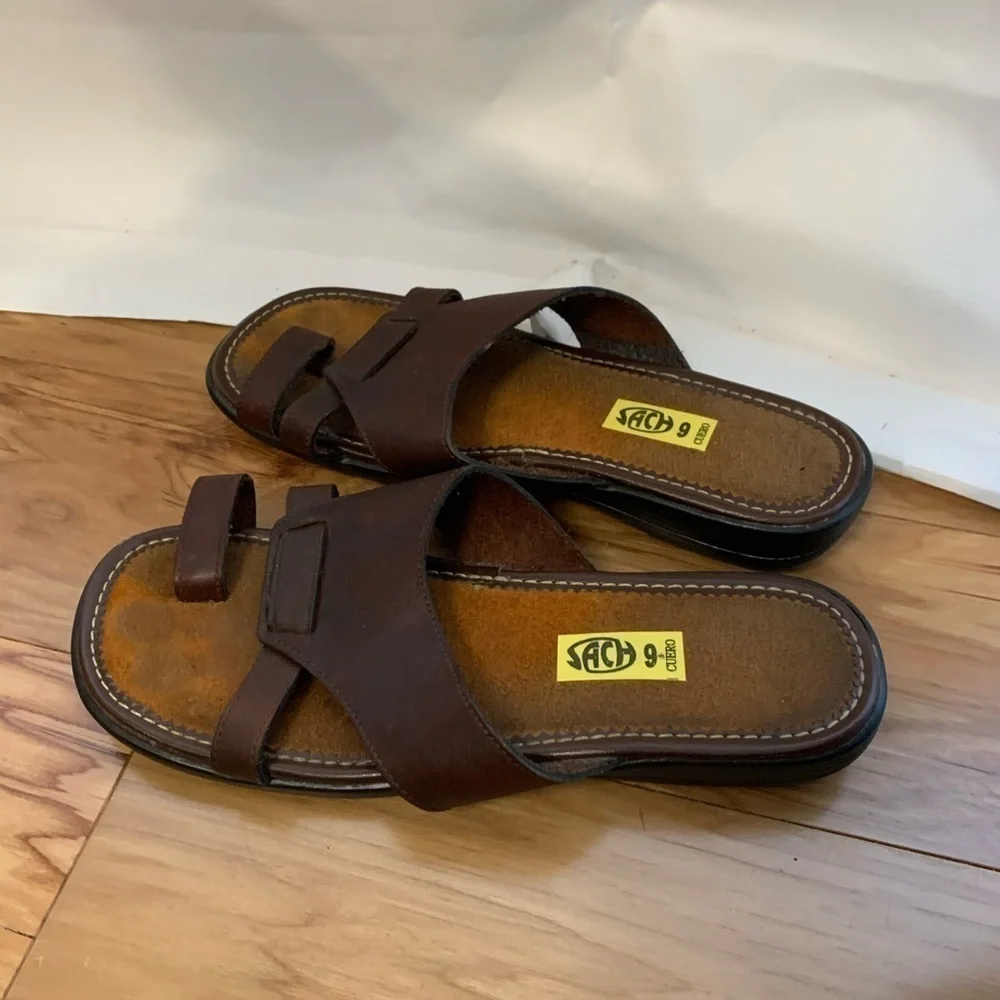 Araceli leather toe sandals 9